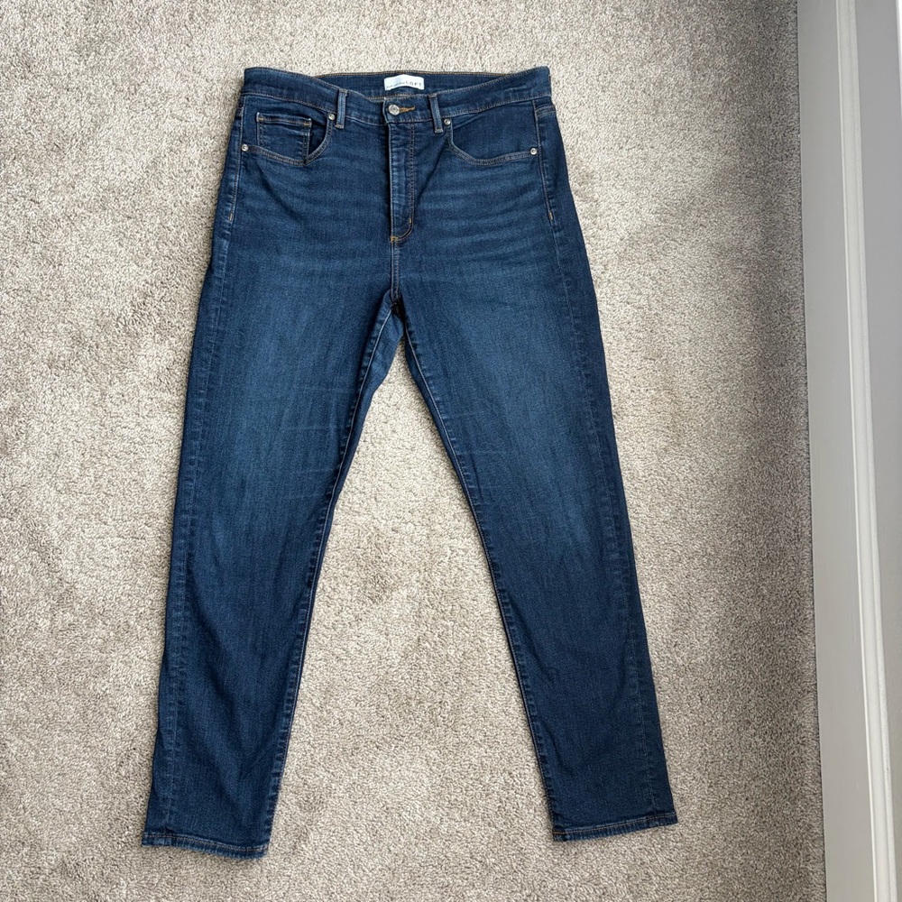 LOFT Dark Blue Skinny Jeans
